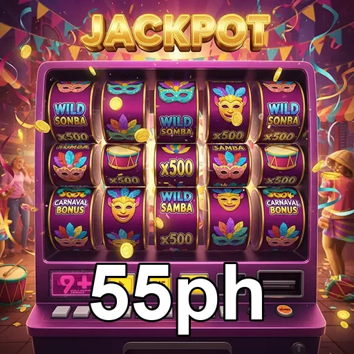 Mobile player enjoying slot games on 55ph app