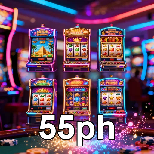 55ph slot machines colorful
