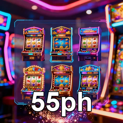 Excited players enjoying live casino games at 55ph